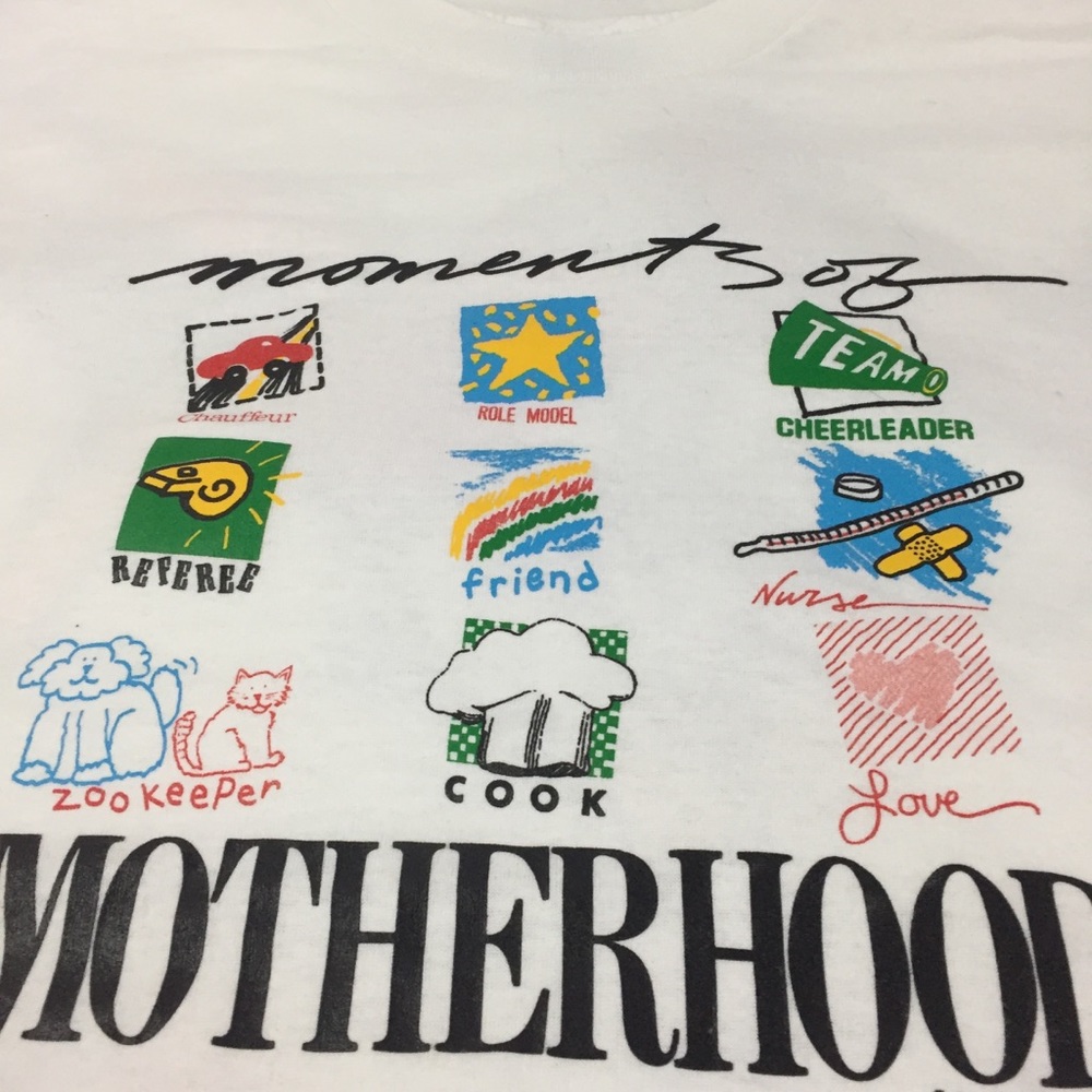 Vintage 80’s Motherhood crop shirt - Picture 2 of 7